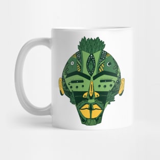 Forrest Green African Mask 4 Mug